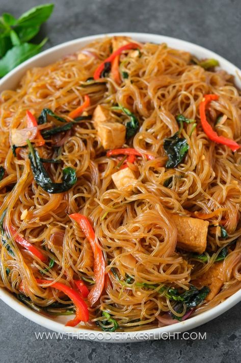 Tofu Vermicelli, Sweet Soy Sauce Recipe, Vegan Filipino, Korean Sweet Potato Noodles, Korean Sweet Potato, Gf Meals, Recipes With Soy Sauce, Vegetarian Oyster Sauce, Vegan Chinese