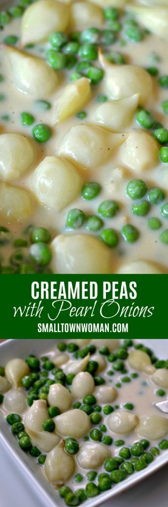 Creamed Peas with Pearl Onion | Creamed Peas | Pearl Onions | Creamed Vegetable | Peas | Pea Recipe | Comfort Food | Side | Small Town Woman #creamedpeas #creamedpeaswithpearlonions #howtomakecreamedpeas #smalltownwoman Peas With Pearl Onions, Peas And Pearl Onions, Pearl Onion Recipe, Small Town Woman, Creamed Peas, Steak Side Dishes, Creamed Onions, Quick Side Dishes, Pearl Onions