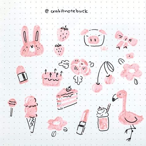 Pink Doodles, Buku Diy, Ear Tattoo Ideas, Ear Tattoos, Bullet Journal Ideas Templates, Bond Paper Design, Cute Easy Doodles, Bad Behavior, Bullet Journal Diy