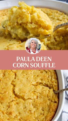 Corn Souffle Crockpot, Sweet Corn Souffle, Crockpot Corn Souffle, Cream Corn Souffle, Sweet Corn Souffle Recipe, Best Corn Souffle Recipe, Corn Souffle Casserole, Paula Deen Creamed Corn, Corn Souflee Recipes