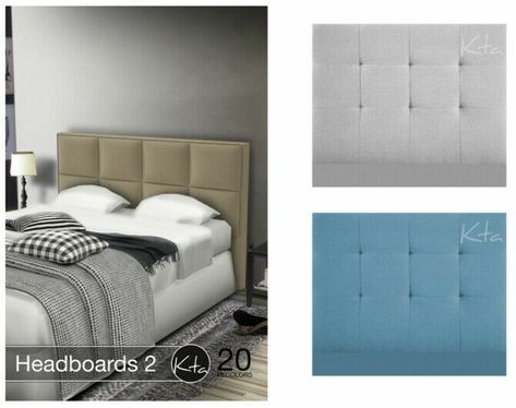 Wow! Check out this Headboards 2 At Ktasims Sims 4 CC! Objects, Decor: Headboards 2 – Ktasims. 20 recolors. Find them in Comfort/Beds. Mesh by Saudade Sims (needed). #sims #sims4 #sims4cc #gaming Sims 4 Headboard, Sims 4 Cc Objects, Big Headboard, Sims 4 Cc Download, Dining Room Art, Sims 4 Cc, Sims 4 Custom Content, Headboards, White Canvas