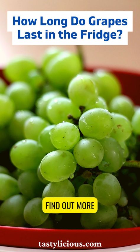 how long do grapes last in the fridge | how to store washed grapes in the fridge | how to tell if grapes are bad | how to store grapes | juicing recipes for weight loss | juice recipes | healthy juicer recipes | juicer recipes beginners | green juice recipes for weight loss Green Grapes Recipes, Freeze Grapes, How To Store Grapes, Vegetable Recipes Dinner, Fruits And Vegetables List, Easy Vegetable Recipes, Healthy Juicer Recipes, Fruit Recipes Healthy, Vegetable Benefits