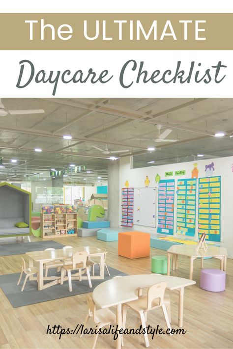 Large Daycare Floor Plans, Home Daycare Checklist, Daycare Rooms Setup Small Spaces, Daycare Decorating Ideas, At Home Daycare, Daycare Floor Plans, Daycare Center Ideas, Daycare Rooms Setup, In Home Daycare Ideas