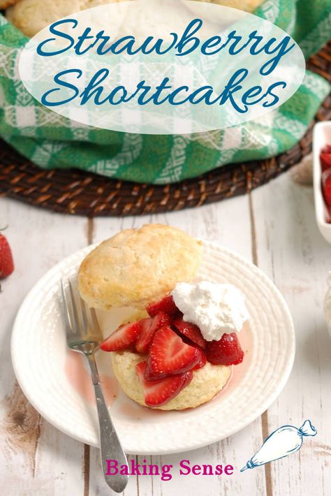 A true strawberry shortcake is not a layer cake, it's a biscuit topped with fresh berries and lots of whipped cream. I put a secret ingredient in the berries for the best shortcake ever! It's the perfect early summer dessert. #easy #biscuits #best #from scratch #homemade #fresh Strawberry Rhubarb Shortcake, Rhubarb Shortcake, Easy Biscuits, Strawberry Shortcakes, Strawberry Shortcake Recipes, Shortcake Recipe, Alice Springs, Rhubarb Recipes, Strawberry Rhubarb