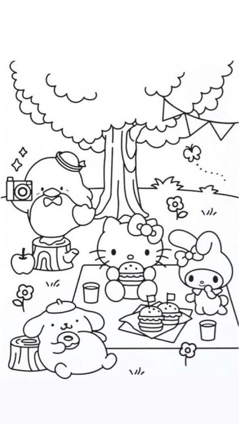 sanrio colouring page!! Coloring pages for kids #coloringpagesforkids Coloring page for kids #coloringpageforkids Kids coloring page #kidscoloringpage 22.241 Sanrio Colouring Pages, Stray Kids Coloring Page, Sanrio Colouring, Sanrio Characters Coloring Pages, Sanrio Coloring Pages, Y2k Coloring Pages, Sanrio Coloring, Creation Coloring Pages, Coloring Stuff