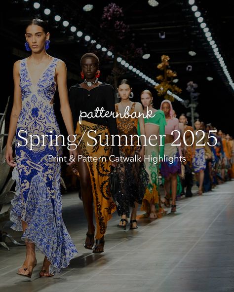 Patternbank has analysed the latest runway and catwalk shows from this seasons Spring/Summer 2025 New York, London, Milan and Paris shows and highlighted the most striking and trend-forward print and pattern collections.

https://patternbank.com/catwalk/Spring-Summer-2025-catwalk-print-pattern-highlights

#print #pattern #trends #ss24 #ss24highlights #catwalk #catwalkhighlights #london #paris #milan #newyork 2025 Print Trends, Summer 2025 Trends Fashion, Print Trends 2025, Spring 2025 Runway, Ss25 Trend Forecast, Spring 2025 Trends, 2025 Summer Trends, Spring 2025 Color Trends, Fashion Trend 2025