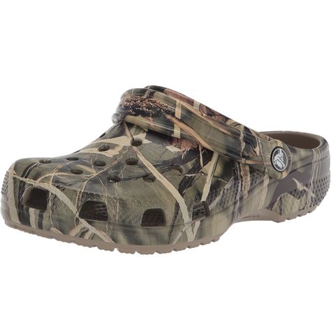 Camouflage crocs! Prioritize comfort! Crocs Camouflage, Camouflage Crocs, Crocs Camo, Divine Clothing, Camo Crocs, Country Outfit, Bday List, Pink Crocs, Camo Shoes