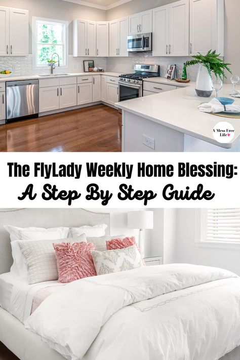 Weekly Home Blessing, Cleaning Schedule Shared Flat, Flylady Weekly Home Blessing, Fly Lady Daily Focus, Flylady At A Glance, The Fly Lady, Easy House Cleaning, Home Blessing, Clean House Schedule