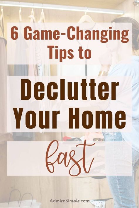 Learn how to declutter quickly. Practical decluttering tips and hacks to help you clean and declutter your home room-by-room fast. A step-by-step declutter guide when you're overwhelmed by the mess and don't know where to start. Read more for home decluttering inspiration and organizing ideas. Challenge yourself by getting rid of clutter today! Ways To Declutter Your Home, Console Table Decorating, How To Declutter, Getting Rid Of Clutter, Declutter Your Life, Clearing Clutter, Organize Declutter, Declutter Your Home, Love Your Home