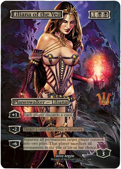 Foil Altered Art Sexy Liliana of The Veil Innistrad MTG Free Gift Liliana Of The Veil, Mtg Altered Art, Mtg Art, Magic The Gathering Cards, Magic Cards, The Veil, Wizards Of The Coast, Old Art, Fantasy Artwork