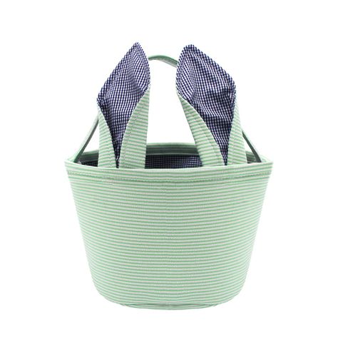 4 Different colour of Easter Bunny Ears Basket ，Included Blue pink purple green， All four are designed with portable handles for easy use。 Easy to clean&capacity - This Easter bag is reusable and easy to clean. It can be wiped clean with a damp cloth or with a washing machine. Easter bucket has a depth of 6 inches，9 inches in diameter，It can withstand 20 to 30 pounds Pink Easter Basket, Baskets For Kids, Kids Easter Party, Easter Baskets To Make, Easter Tote Bags, Baby Easter Basket, Easter Egg Bunny, Easter Gift Bags, Easter Buckets