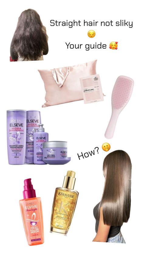 Shiny and silky you want your hair to be !? ✨🤍 this is the answer: 🤗🤗🤗 [REMEMBER YOUR HAIR COULD REACT DIFFERENTLY, ALWAYS RESEARCH PRODUCTS]🤍 ~check board for more hairtypes~ Hair Routine For Silky Hair, How To Have Soft Silky Hair, Best Products For Shiny Hair, Hair Products For Silky Hair, Good Hair Products For Straight Hair, How To Get Your Hair Soft And Silky, How To Make Hair Soft And Shiny, Tips For Silky Hair, How To Make Your Hair Soft And Silky