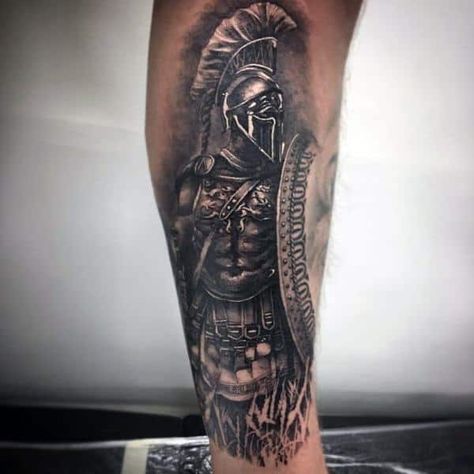 Power Tattoos, Tattoos Warrior, Spartan Men, Roman Tattoo, Gladiator Tattoo, Mangas Tattoo, Mighty Warrior, Spartan Tattoo, Knight Tattoo