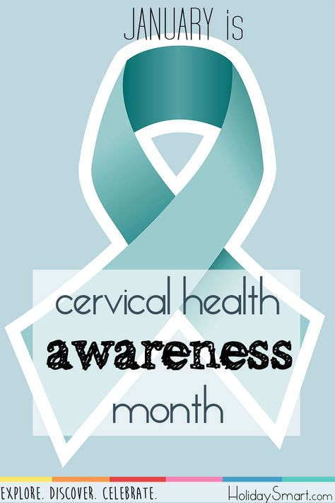 January is Cervical Health Awareness Month Cervical Health Awareness Month, January Awareness Month, Monthly Holidays, Cervical Health, Holiday Wallpapers, Health Awareness Months, Month January, Creepy Cat, Shirt Quotes