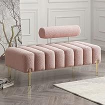 Upholstered Entryway Bench, Embellished Furniture, Bench For Bedroom, Couches For Small Spaces, Window Bench, Bedroom Couch, Tufted Bench, Modern Loveseat, End Of Bed Bench