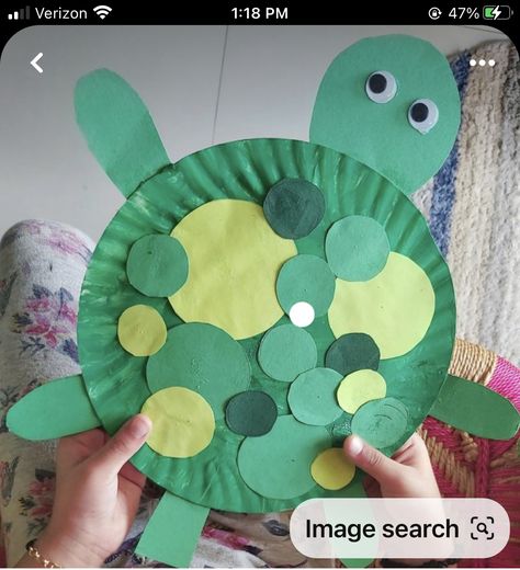 Turtle Diy, Under The Sea Crafts, 헬로키티 배경화면, Preschool Art Projects, Turtle Crafts, Toddler Art Projects, Toddler Arts And Crafts, Preschool Arts And Crafts, Vbs Crafts