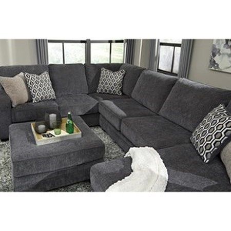 Sectional Sofas in Zanesville, Heath, Lancaster, Newark, Reynoldsburg, Ohio | Coconis Furniture & Mattress 1st | Result Page 1 Belfort Furniture, Oversized Ottoman, Slate Color, Contemporary Sectional, Accent Ottoman, Grey Sectional, 3 Piece Sectional, Fabric Ottoman, Gray Fabric