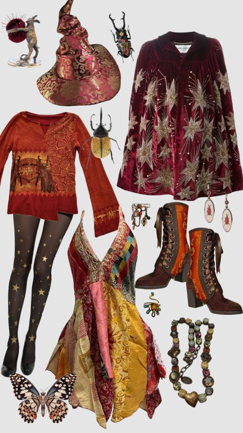 #wizardcore #wizard #magic #outfit #witch Wizard Fashion, Wizard Magic, Whimsical Goth, Silly Clothes, Earthy Outfits, Funky Outfits, Punk Outfits, Swaggy Outfits, Cool Clothes