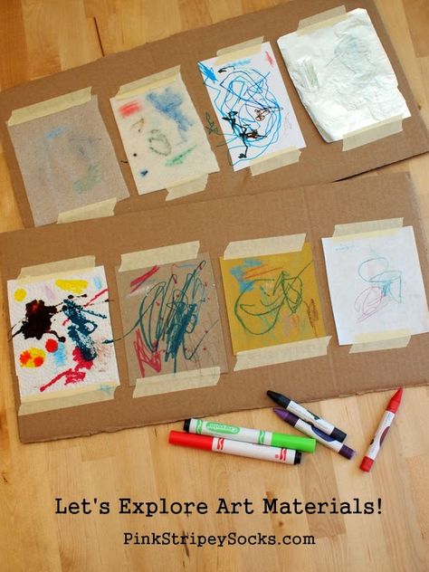 Let's Explore Art Materials like Scientists!  Test out the properties of different art materials just like scientists and artists do! Purposeful Play, Montessori Art, Different Art, Homeschool Art, Kindergarten Art, Toddler Art, Camping Art, Process Art, Preschool Art