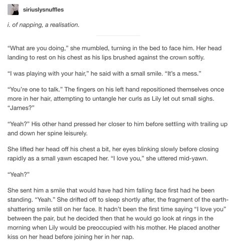 James and Lily Lily And James Potter Headcannons, Jily Fanfiction, Marauders Stories, Lily And James Potter, James And Lily Potter, Marauders Headcannons, Harry And Hermione Fanfiction, Marauders Headcanons, Lily And James