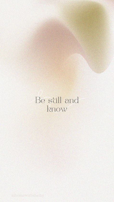 He says, "Be still and know that I am God; I will be exalted among the nations, I will be exalted in the earth." (Psalm 46:10) #phonewallpaper #screensaver #bestillandknow #scripture #verseoftheday #psalms Be Still Quotes, Be In The Moment, Widget Board, Wallpaper Bible, Phone Backgrounds Quotes, Biblical Encouragement, I Am God, Inspo Quotes, Be Still And Know