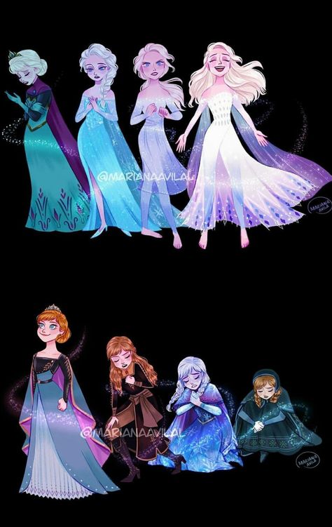 Elsa Frozen 2 Fanart, Elsa And Anna Fanart, Disney Princess Fanart, Elsa Fan Art, Frozen Fan Art, Disney Character Art, Disney Theory, Disney Princess Artwork, Disney Princess Fan Art