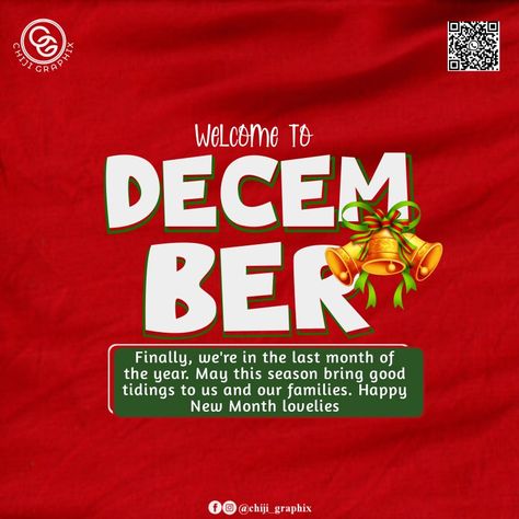 Happy New Month December flyer ideas. Graphic design ideas for December. Welcome to December flyer idea Welcome To December Flyer, December New Month Flyer, Happy New Month December Flyer Design, December Flyer Design, New Month Design Flyer, Happy New Month December, December Welcome, New Month Greetings, Welcome To December