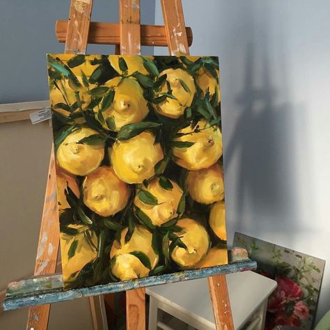 Illustration Kunst, Lemon Painting, Soyut Sanat Tabloları, Hur Man Målar, Urban Sketchers, Arte Sketchbook, Arte Inspo, Wow Art, Creative Advertising