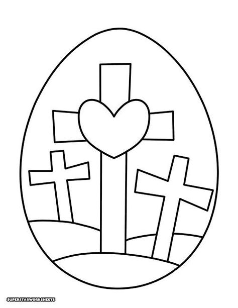 Free printable Easter coloring pages you can use to celebrate with your students. We've designed a huge variety of custom, and modern Easter coloring page designs including Happy Easter printables, Easter egg coloring pages, Easter bunny, and baskets, as well as cute, easy-to-color spring chicks, flowers, and more. If you are looking for Resurrection Sunday resources, we've got Christian Easter Coloring Pages too! Preschool Easter Crafts Christian, Christian Easter Coloring Pages, Superstar Worksheets, Egg Coloring Pages, Easter Coloring Pages Printable, Free Easter Coloring Pages, Easter Coloring Sheets, Cross Coloring Page, Easter Egg Coloring