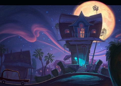 Bg Design, Color Script, Game Illustration, Cartoon Background, Matte Painting, Animation Background, Visual Development, Environment Design, Environment Concept Art