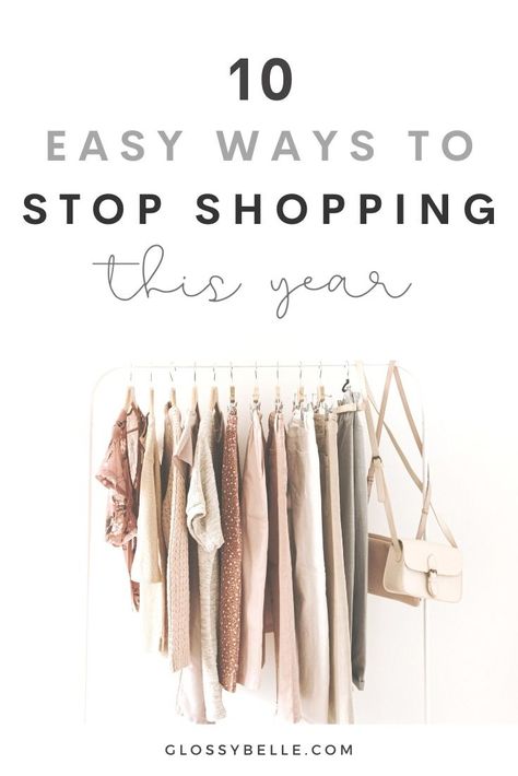 A shopping ban is a great way to reset your bad shopping habits. Want to do a no shopping challenge to save money? Here are 10 tips to help you during your no spend journey. | no spend challenge | no buy challenge | how to stop buying things | no new clothes challenge | no spend year | no spend month | stop shopping challenge | no shopping for a year challenge | saving money tips | frugal | shopping addiction | get out of debt | money saving tips | saving money hacks | stop online shopping Stop Buying Clothes, No Shopping Challenge, No Buy Month, No Buy Challenge, A Year Challenge, No Spend Year, Challenge Saving Money, Stop Buying Things, No Spend Month