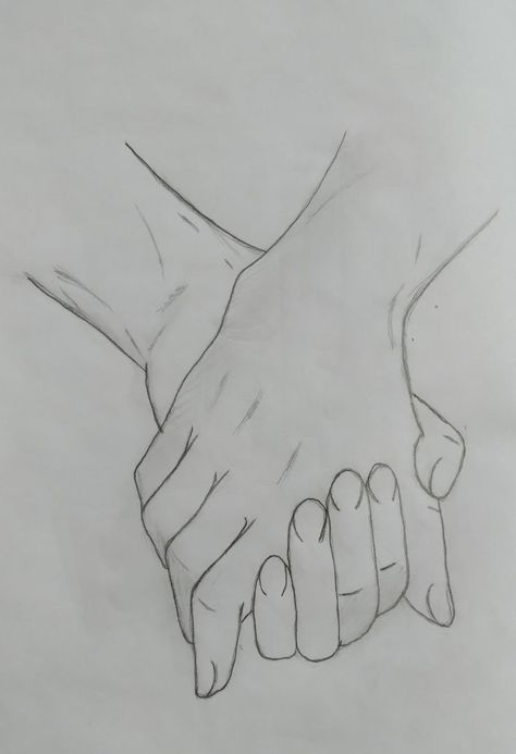 Holding Hands Sketch, Diy Crafts Room, Embroidery Drawings, Drawing Ideas Easy Doodles, Crafts Room Decor, Drawings For Him, Pencil Sketches Easy, Romantic Drawing, Pencil Drawing Images