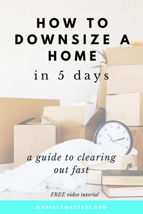 Apr 26, 2020 - Professional Organizing secrets for downsizing and decluttering a home fast. Downsizing experts help when you, a parent, or friend are moving quickly. Organizing For Moving, Preparing To Move Into A New Home, Declutter For Moving, Downsizing To An Apartment, How To Downsize For A Move, Declutter Moving, Home Cleanout, Packing Hacks Moving, Moving Declutter