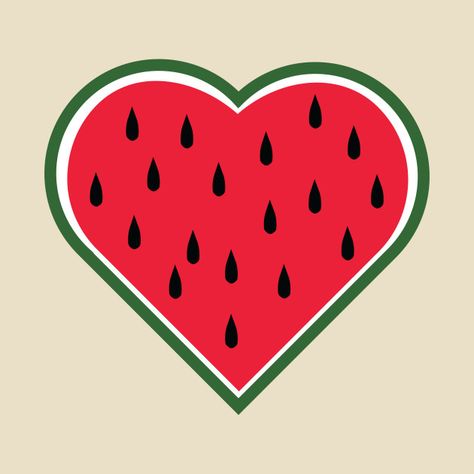 Watermelon Illustration Cute, Watermelon Outline, Watermelon Logo, Watermelon Graphic, Heart Watermelon, Watermelon Tattoo, Watermelon Images, Watermelon Art Print, Watermelon Drawing