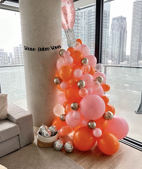 Veuve Clicquot bachelorette party Veuve Before vows decor box Last Rendez party Vows Decor, Veuve Clicquot Party, Veuve Bachelorette Party, Veuve Before Vows Bachelorette, Veuve Bachelorette, Veuve Before Vows, Bachelorette Party Decoration, Bachelorette Party Decor, Brides Room