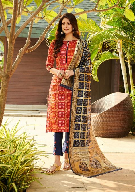 prince textiles banarasi vol 1 jecard Decant look salwar suit catalog https://www.jhumarlalgandhi.com/portfolio/prince-textiles/salwar-kameez/prince-textiles-banarasi-vol-1-jecard-decant-look-salwar-suit-catalog/ Contact on +919712677711 Pant Salwar Suit, Celana Fashion, Salwar Suit Designs, Pakistani Suits Online, Red Trousers, Salwar Suits Online, Red Wedding Dresses, Silk Bottoms, Online Reviews