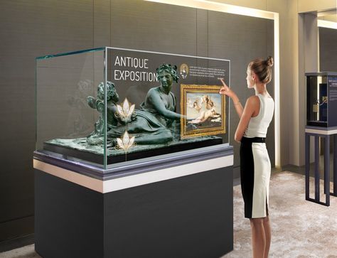 LG Transparent OLED Touch Display Elevates Engagement - Sound & Video Contractor Invisible Screen, Transparent Screen, Signage Display, Oled Tv, Street Marketing, Museum Displays, Heritage Museum, Lg Electronics, Exhibition Booth