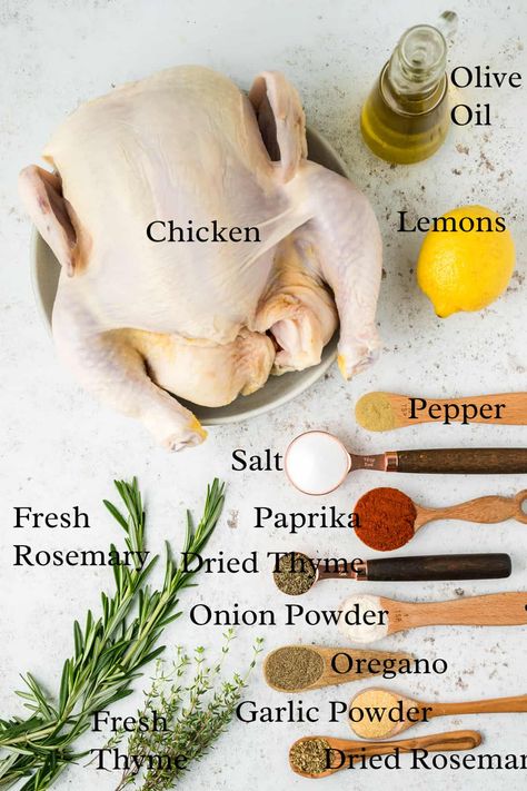 Make the perfect Air Fryer Rotisserie Chicken with this easy recipe. Juicy and flavorful, this crispy chicken takes just 5 minutes to prep. https://www.lanascooking.com/air-fryer-rotisserie-chicken/ Roast Chicken Whole, Air Fryer Roast Chicken, Air Fryer Rotisserie Chicken, Air Fryer Roast, Airfryer Chicken, Rosemary Chicken Recipe, Rotisserie Chicken Recipe, Lemon Rosemary Chicken, Jo Cooks