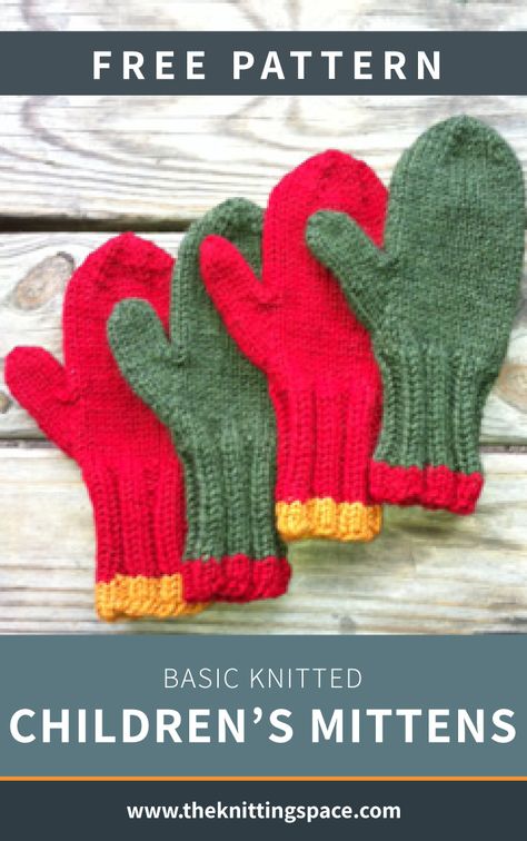 Mittens Knitting Pattern Free, Kids Mittens Knit, Baby Mittens Knitting Pattern, Baby Mittens Knitting, Mittens Knitting Pattern, Mittens Knit, Knitting Gloves Pattern, Knitted Gloves Mittens, Toddler Mittens