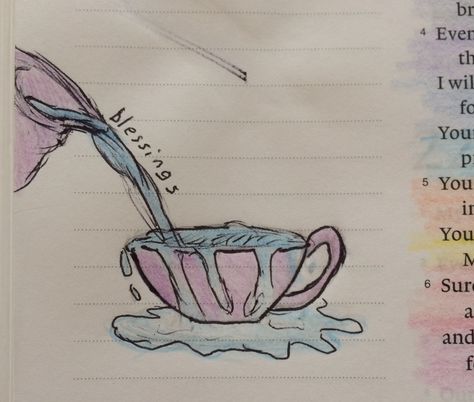 Water Overflowing Drawing, My Cup Overflows Tattoo, Cup Overflowing Tattoo, Overflowing Cup Tattoo, Cup Overflowing Drawing, Cup Overflowing, Overflowing Cup, My Cup Overflows, Coffee Cup Tattoo