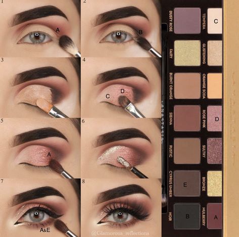 Eyeshadow Pictorial, Eyebrow Beauty, Trendy Eyeshadow, Makeup Help, Hello Darling, Smink Inspiration, Eye Makeup Steps, Pinterest Makeup, Makeup Step By Step