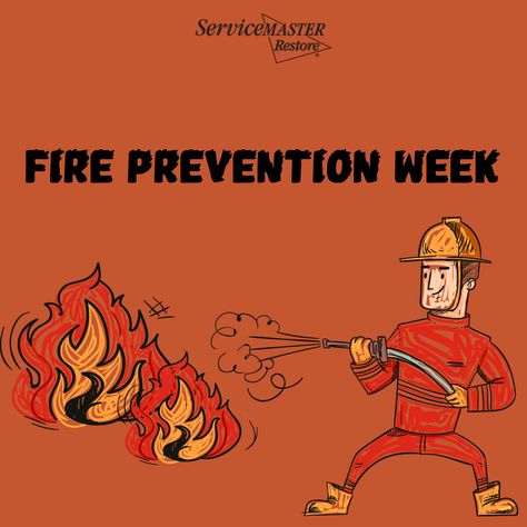 October 6-12 is Fire Prevention Week! Read some tips to prevent fires from occurring in your home or commercial building. When it comes to fire safety, preparation is key!  #firepreventionweek #servicemasterofcobb Fire Prevention Week, Emergency Water, Fire Damage, Fire Prevention, Commercial Building, Greenville Sc, Fire Safety, Water Damage, Historical Photos