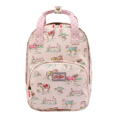 Pony Kids Medium Backpack | View All | CathKidston Kath Kidston, Cath Kidston Bags, Princesa Charlotte, Botanical Fashion, Medium Backpack, Cute Backpacks, Pink Backpack, Cath Kidston, Princess Charlotte