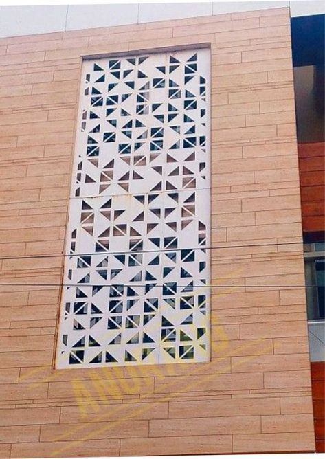 Pvc Jali Design Exterior, Elevation Glass Design For Home, Cnc Jali Design For Exterior Elevation, Metal Laser Cutwork Designs, Modern Elevation Design, Modern Kitchen Window, Gate Design Modern, Luxury Room Design, Indian House Exterior Design