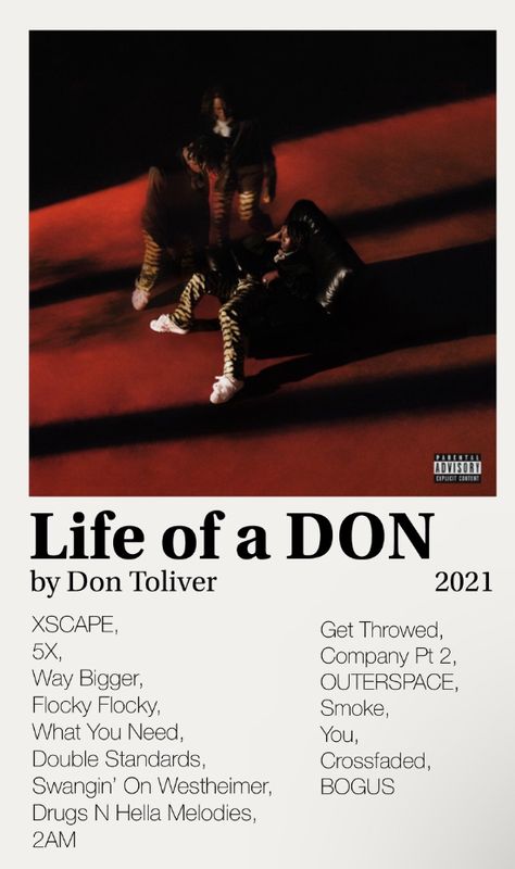 Life Of A Don Don Toliver, Don Toliver Life Of A Don, Don Toliver Album Cover, Don Toliver Poster, Kanye West Albums, Don Toliver, Minimalist Music, Uni Room, Bday Cards