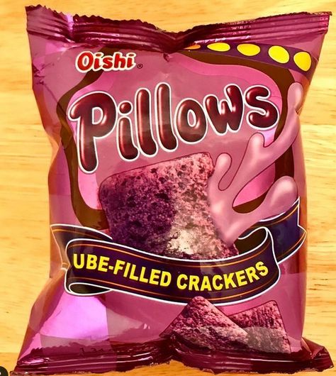 After you get over the neon purple of these little @oishiph pillows, both intriguing and worrying, they’re an utterly delightful Phillipino delicacy. Ube is purple yam They described these as slightly savoury crackers but I disagree. I’d quite happily have these in milk like a sweet fruity cereal and would love to see the milk turn a vibrant purple! - A semi sweet rice cracker shell with a whole grain hint from wheat flour. Each plump pillow is generously filled with a thick creme. Never having Pillows Snack, Rice Cracker, Savoury Crackers, Sweet Rice, Purple Yam, Neon Purple, Vibrant Purple, Wheat Flour, The Philippines