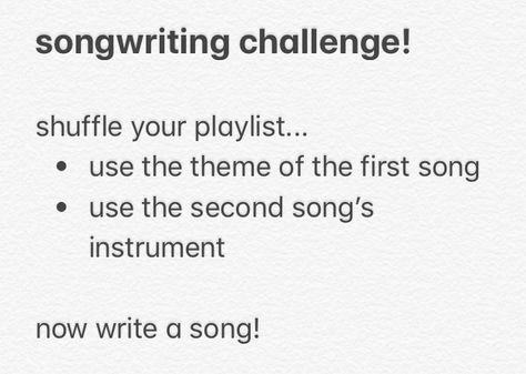 Musical Writing Prompts, Songwriting Lyric Ideas, Song Writing Prompt Ideas, Songwriting Topics, Writing A Musical, Music Writing Prompts, Song Lyric Prompts, Songwriting Prompts Lyrics, Song Writing Challenge