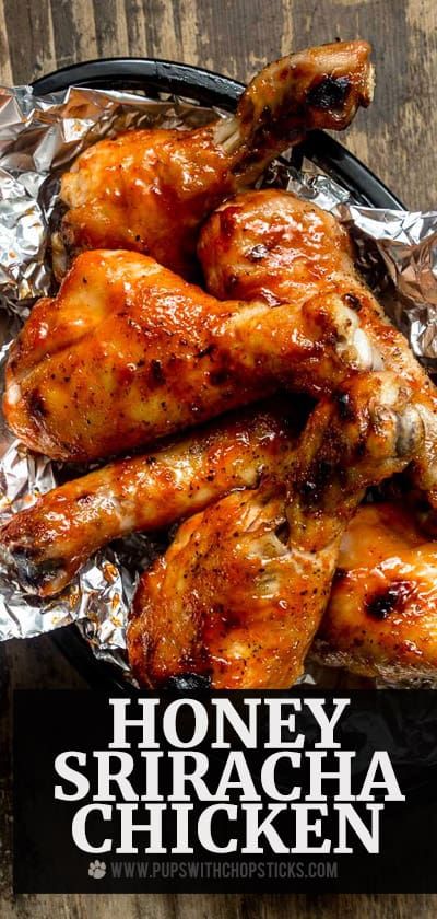 A super easy,  6 ingredient, sweet and spicy honey sriracha chicken recipe that's sweetened with a sticky honey sriracha glaze! Grilling and oven-roasted instructions included! #srirachachicken #chickenrecipes #spicychickenrecipes #honeysrirachachicken #asianchickenrecipes Honey Siracha Chicken, Asian Chicken Recipes Easy, Honey Siracha, Honey Sriracha Chicken, Asian Chicken Recipes, Keto Eating, Sriracha Chicken, Spicy Chicken Recipes, Chinese Cooking Recipes