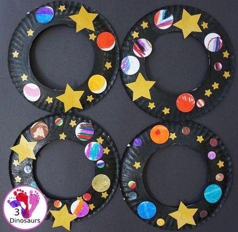 Learn about the planets, galaxies and more with these awesome Outer Space Crafts for Kids! Perfect for Show and Tell or summer STEAM projects! Outer Space Crafts For Kids, Outer Space Crafts, Space Theme Preschool, Crafts Outdoor, Space Activities For Kids, Space Preschool, Space Crafts For Kids, Planets And Stars, Steam Projects