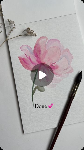 Rashmi Thodkar on Instagram: "The tutorial you all asked for 💕🥰 I hope you do give it a try and please do tag me if you do 💕
I have used just 1 brush here - the @goldenmapleart mop in size 2 , you can get a 20 percent discount with code �“rashmi” Enjoy 💕

#peony #peonytutorial #watercolortutorial #easypainting #paintingtutorial #pinkpeony #peonypainting #pinkflowers #flowerpainting #flowertutorial" Watercolor Peony Tutorial Step By Step, Lotus Flower Watercolor Painting, How To Paint Peonies, Paint Peonies, Painting Peonies, Peony Drawing, Peony Watercolor, Basic Watercolor, Flowers Paintings